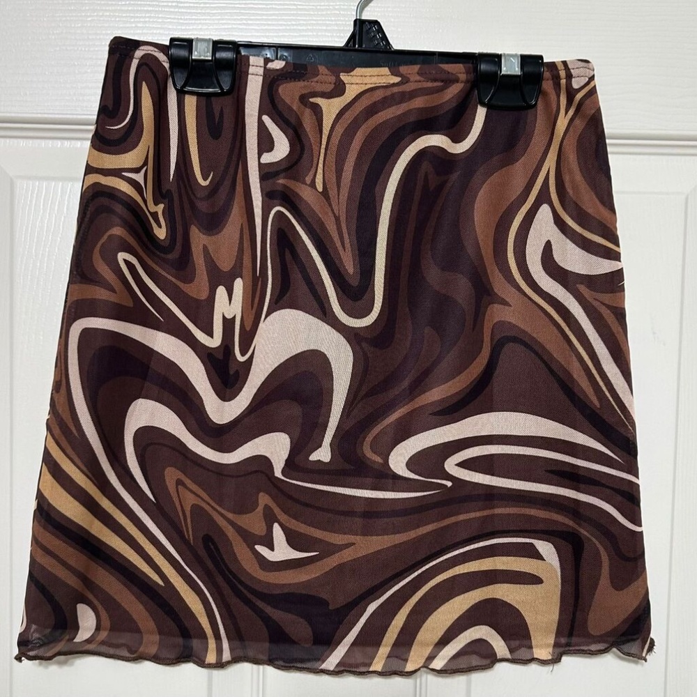 Princess Polly Brown Mini skirt